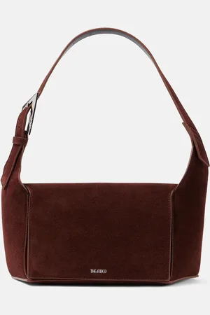 The Attico Schultertasche 7/7 aus Veloursleder