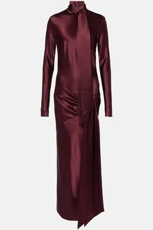 GALVAN Maxikleid Emilie aus Satin