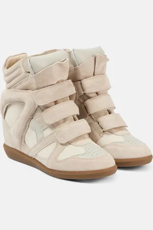 Isabel Marant Wedge-Sneakers Bekett aus Veloursleder