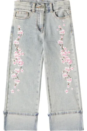 MONNALISA Bestickte Jeans