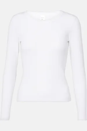 Leset Longsleeve aus Baumwoll-Jersey