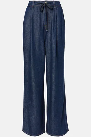7 for all Mankind Wide-Leg Jeans Denim Lustre