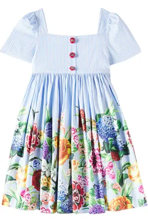 Dolce & Gabbana Bedrucktes Kleid aus Baumwolle