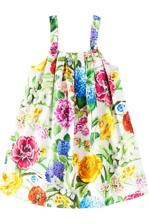 Dolce & Gabbana Bedrucktes Kleid aus Baumwolle