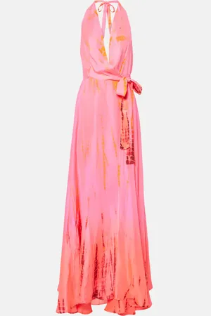 ANNA KOSTUROVA Maxikleid aus Seide