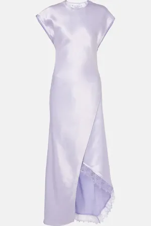 J.W.Anderson Midikleid aus Satin mit Spitze