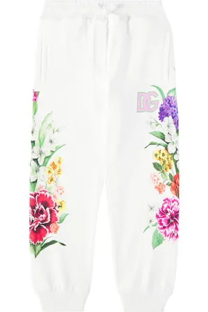 Dolce & Gabbana Bedruckte Jogginghose DG aus Baumwoll-Jersey