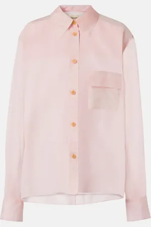 Khaite Bluse Yatty aus Seidenorganza