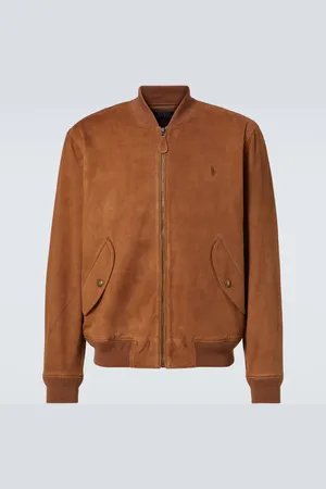 Ralph Lauren Bomberjacke aus Veloursleder