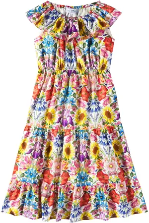 Tartine Et Chocolat Bedrucktes Kleid aus Baumwolle