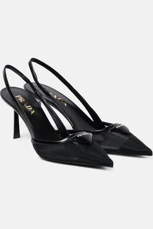 Prada Slingback-Pumps 75 mit Leder