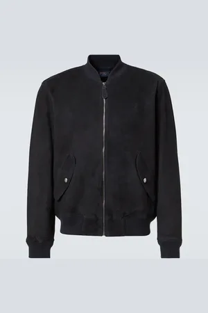 Ralph Lauren Bomberjacke aus Veloursleder