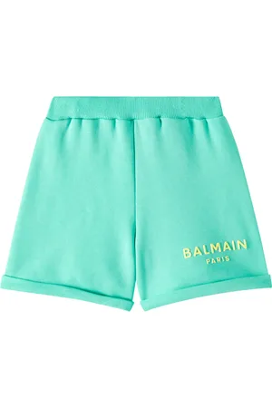 Balmain Baby Shorts aus Baumwoll-Jersey