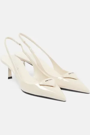 Prada Slingback-Pumps 55 aus Lackleder