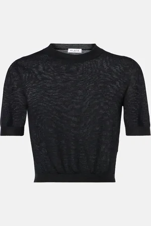 Alaïa Alaïa Cropped-Top aus Kaschmir