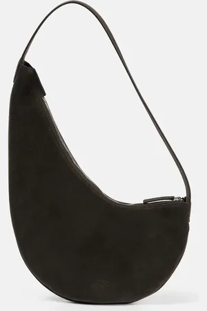 Aesther Ekme Schultertasche Lune Mini aus Veloursleder