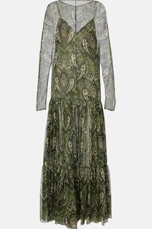 Saint Laurent Maxikleid aus Seide