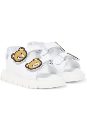 Moschino Sandalen Teddy Bear aus Leder