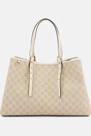 Gucci Tote GG Emblem Medium mit Leder
