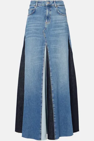 AG Jeans High-Rise-Maxirock aus Denim