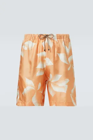 DRIES VAN NOTEN Bedruckte Shorts aus Seide