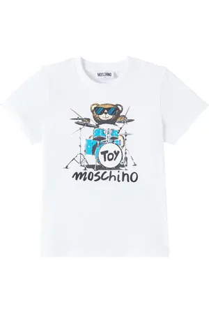 Moschino Bedrucktes T-Shirt aus Baumwolle