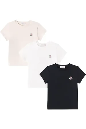 Moncler Set aus drei T-Shirts aus Baumwoll-Jersey