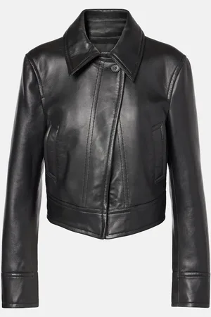 Joseph Cropped-Lederjacke Caron