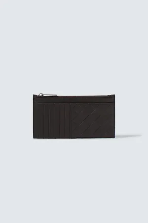 Bottega Veneta Kartenetui Intrecciato aus Leder