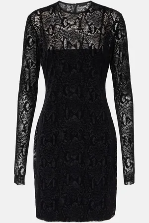Givenchy Bedrucktes Minikleid 4G aus Tüll