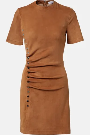 Paco rabanne Minikleid aus Veloursleder