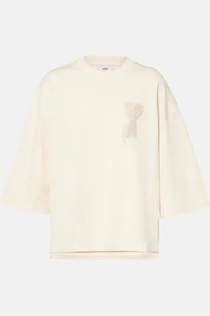 Ami T-Shirt Ami de Cœur aus Baumwoll-Jersey