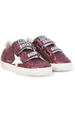 Golden Goose Sneakers Old School aus Leder mit Glitter