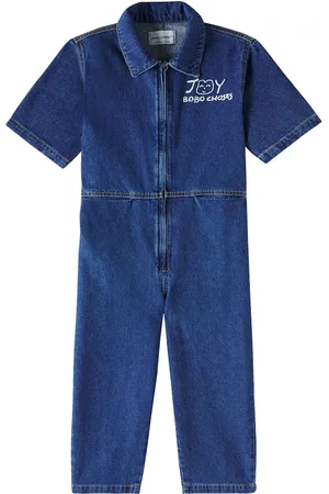 Bobo Choses Latzhose Smiling aus Denim