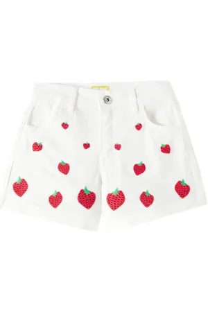 FÁBULA Fábula Bestickte Shorts aus Twill