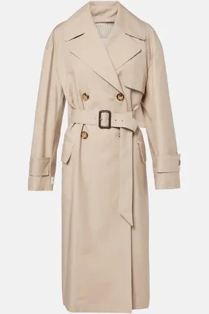 Max Mara Trenchcoat Mtrench aus Twill