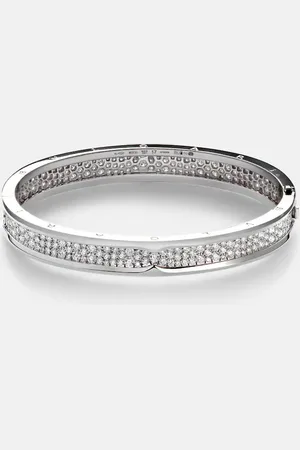Bvlgari Armreif B.zero1 aus 18kt Weißgold mit Diamanten