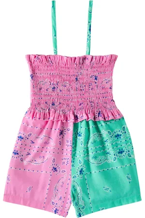 The New Society Playsuit Mileto aus Baumwolle