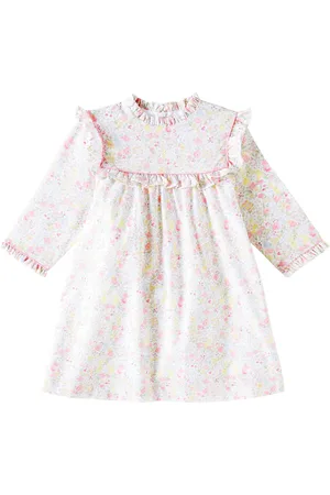 La Coqueta Bedrucktes Kleid Cuadras aus Baumwolle