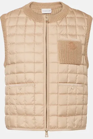 Moncler Daunenweste aus einem Baumwollgemisch