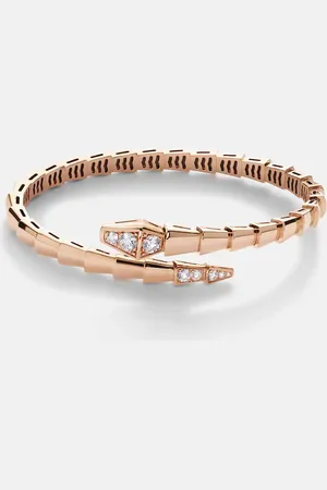 Bvlgari Armreif Serpenti Viper aus 18kt Rosé mit Diamanten