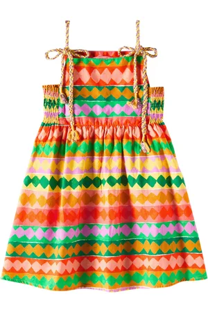 FÁBULA Fábula Bedrucktes Kleid Sanfoninha aus Baumwolle