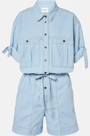 Marant Etoile Playsuit Vally aus Baumwolle