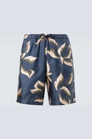 DRIES VAN NOTEN Bedruckte Shorts aus Seide