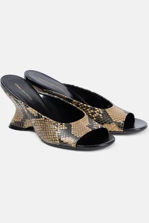 DRIES VAN NOTEN Pantoletten aus Leder