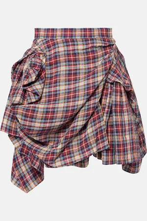 Vivienne Westwood Minirock Nymph aus Leinen und Baumwolle
