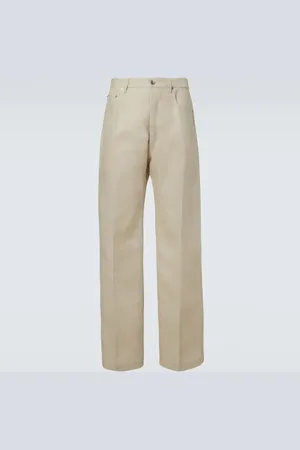 Rick Owens Weite Hose Geth aus Leinen-Twill