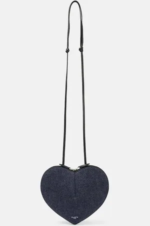Alaïa Alaïa Schultertasche Le Cœur aus Denim