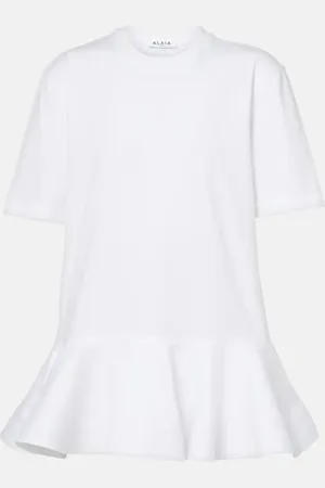 Alaïa Alaïa Top aus Baumwoll-Jersey