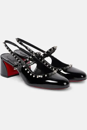 Christian Louboutin Mary-Jane-Pumps Janispikes 55 aus Lackleder